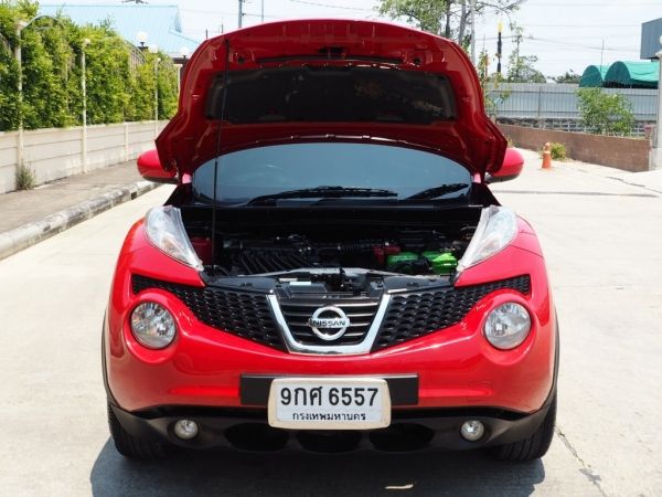 NISSAN JUKE 1.6 V XTRONIC CVT ปี 2014 สีแดงBurning red(นิยมสุด) สภาพนางฟ้า รูปที่ 1