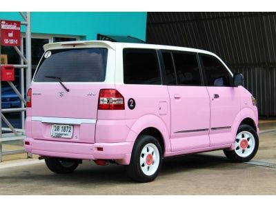 suzuki apv เกียร์ออโต้ สีสั่งพิเศษโรงงานซูซูกิ (สีเดิมโรงงาน) ในเล่มทะเบียนระบุสี ขาว ชมพู แต่แรกไม่มีแจ้งเปลี่ยนสีครับ รูปที่ 1