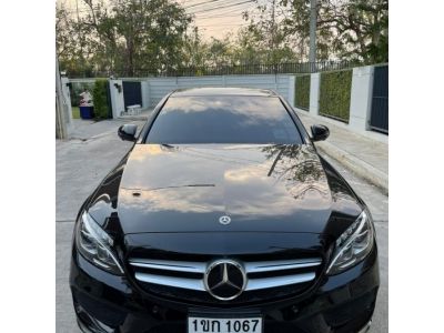 ตัว TOP สุด Mercedes-Benz C350e AMG Dynamic สีดำ เบาะแดง รูปที่ 1