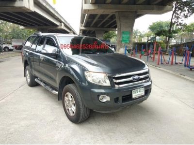 2015FORD RANGER 2.2 XLT OPENCAB สีเทา เกียร์ธรรมดา มือเดียว ปี2015แท้ รูปที่ 1