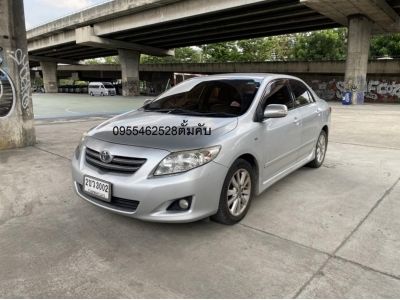 2008 TOYOTA ALTIS 1.8 E สีเทา รถมือเดียว ติดแก๊สหัวฉีด ถังโดนัท รูปที่ 1