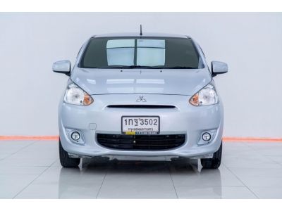 2012 MITSUBISHI MIRAGE 1.2 GLX เกียร์ธรรมดา MT  ผ่อน 1,841 บาท 12 เดือนแรก รูปที่ 1