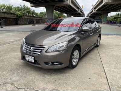 2013 NISSAN SYLPHY 1.6E สีน้ำตาล รถสวยเดิม ไม่แก๊สขับดี รูปที่ 1