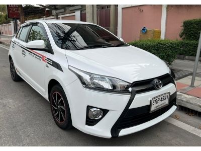 TOYOTA YARIS 1.2J ปี 17 รถสวย ไม่เคยชน ไม่เคยติดแก็ส สติกเกอร์ติดจาศูนย์ รูปที่ 1