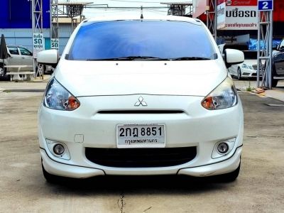 2012 Mitsubishi Mirage 1.2GLX TOP  ผ่อนเพียง 4,xxx เท่านั้น รูปที่ 1