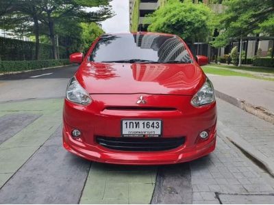 Mitsubishi Mirage 1.2GLS สีแดง A/T ปี2013 รูปที่ 1