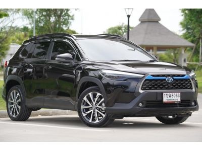 2020 TOYOTA COROLLA CROSS 1.8 HYBRID PREMIUM SAFETY A/T สีดำ รูปที่ 1