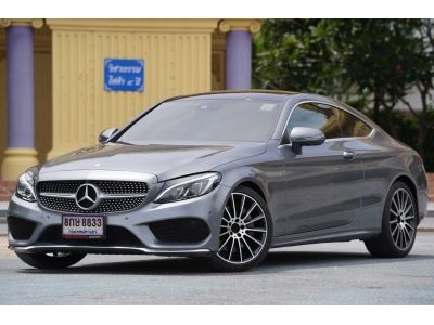 2016 BENZ C250 COUPE AMG A/T สีเทา รูปที่ 1