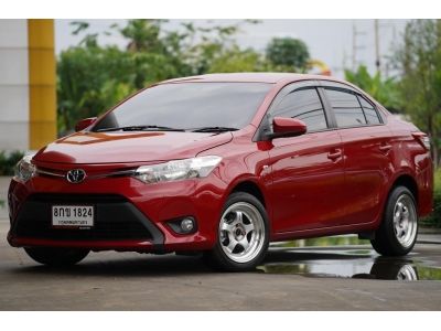 2013 TOYOTA VIOS 1.5 E  A/T สีแดง รูปที่ 1