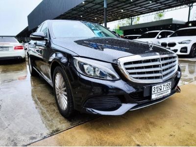 2015 BENZ C180 1.6 EXCLUSIVE สีดำ เกียร์ออโต้ รูปที่ 1