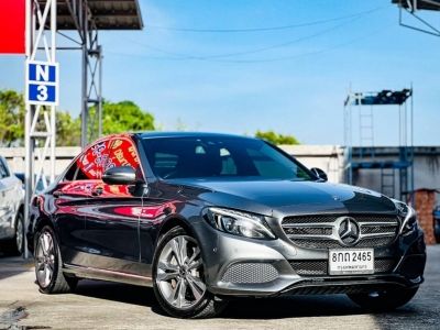 2018 Benz C350E Avantgarde รถบ้านสวยกริบ ขายถูก รูปที่ 1