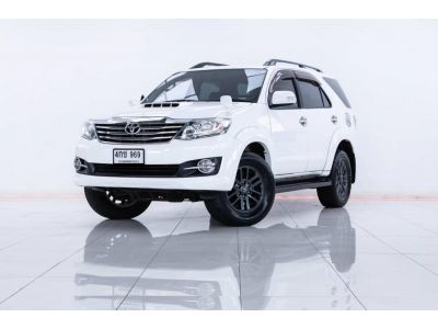 2015 TOYOTA  FORTUNER 2.5 V ผ่อน  6,491   บาท 12 เดือนแรก รูปที่ 1