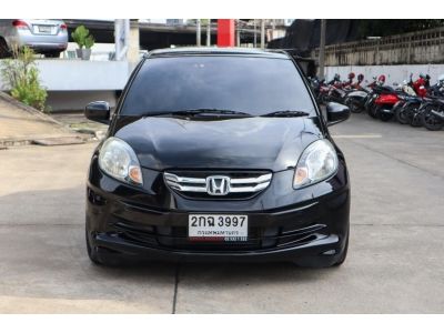 โตโยต้าชัวร์ ฟรีดาวน์  Honda  Brio Amaze 1.2 V A/T ปี 2013 ผ่อนเดือนละ 4,xxx บาท รถเจ้าของมือเดียว รูปที่ 1