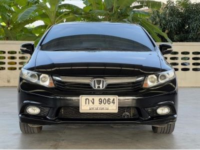 2012 HONDA CIVIC 1.8 E NAVI A/T สีดำ รูปที่ 1