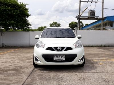 NISSAN MARCH 1.2 E CC. ปี 2019 สี ขาว เกียร์ Auto รูปที่ 1