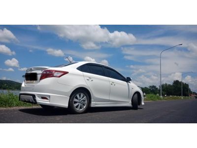 Toyota vios 1.5 ปี2014  e a/t สีขาว เกียร์ออโต้ รถบ้าน ไม่แก๊ส abs รูปที่ 1