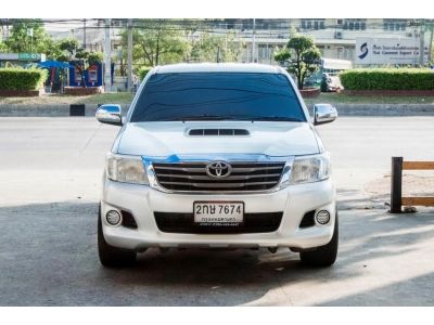 2013 Toyota Vigo 2.5J Double Cab เตี้ย ดีเซล สีเทา รูปที่ 1