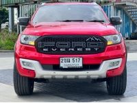 Ford everest 2.2 Titanium plus Navi 2017 รุ่นท็อป SUV-AT สีดำ (แร็ปสีแดง) รูปที่ 1