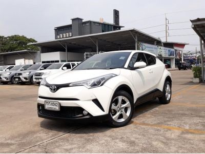 TOYOTA C-HR 1.8 MID CC. ปี 2018 สี ขาว เกียร์ Auto รูปที่ 1