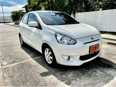 MITSUBISHI MIRAGE,1.2 GLS ปี 2013 รถสวยฟรีดาวน์ ผ่อนถูกมาก รูปที่ 1