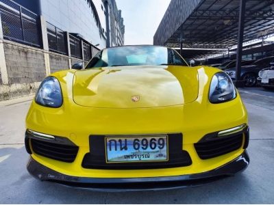 2019 PORSCHE BOXSTER 718 PDK 2.0 Turbo สีขาว WRAP เหลือง รูปที่ 1