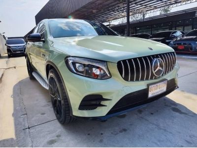 2018 BENZ GLC250d COUPE PLUS AMG สีเทา WRAP สีใหม่เขียวมิ้น รูปที่ 1