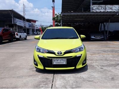 ปี 2017 TOYOTA YARIS 1.2 G (MC) CC. สี เขียว เกียร์ Auto รูปที่ 1