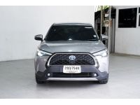 TOYOTA COROLLA CROSS 1.8 HYBRID PREMIUM ปี 2022 จด 2022 สีเทา รูปที่ 1