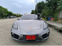 Porsche 981 Cayman 2015 สีดำ Wrap เทา ภายในแดงล้วน รูปที่ 1