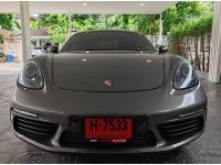 Porsche​ 718 Cayman 2017 สีเทาดำภายในแดง เลขไมล์เพียง 4x,xxx km. รูปที่ 1