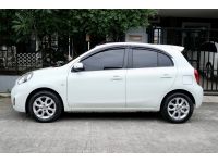 Nissan March 1.2VL ปี2013 สีขาว ออโต้ เบนซิน ไมล์ 90,000 กม. รูปที่ 1