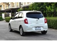 ไมล์ 90,000 กม. Nissan March 1.2VL ปี2013 สีขาว ออโต้ เบนซิน รูปที่ 1