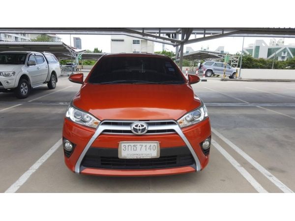 ขายถูก‼️TOYOTA Yaris 1.2G 2014 ส้ม รูปที่ 2