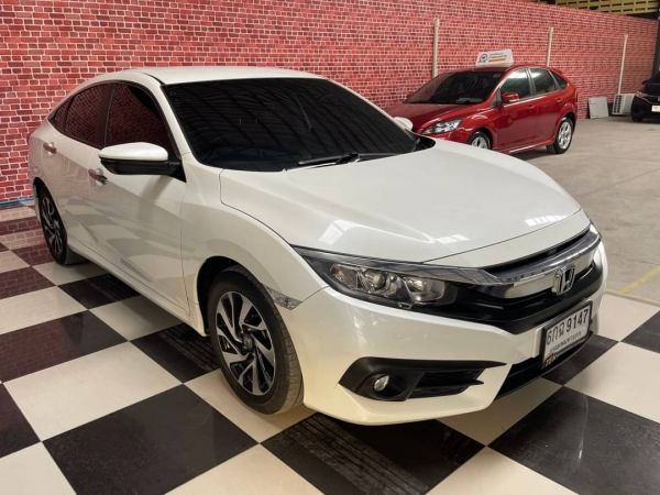 2017 Honda CIVIC 1.8 EL i-VTEC (ตัวท็อป 1.8)สีขาวมุก รูปที่ 2