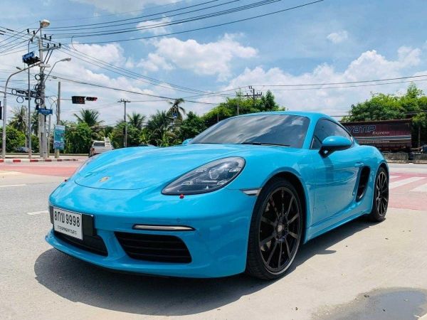 Porsche Cayman 718 Miami Blue 2017 รูปที่ 2