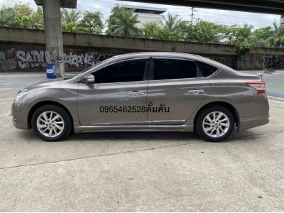 2013 NISSAN SYLPHY 1.6E สีน้ำตาล รถสวยเดิม ไม่แก๊สขับดี รูปที่ 2