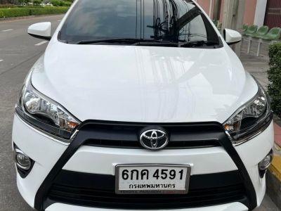 TOYOTA YARIS 1.2J ปี 17 รถสวย ไม่เคยชน ไม่เคยติดแก็ส สติกเกอร์ติดจาศูนย์ รูปที่ 2