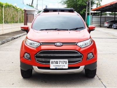 FORD ECOSPORT 1.5 TITANIUM ปี 2014 เกียร์AUTO สีส้มMars Red(สีเปิดตัว) สภาพนางฟ้า รูปที่ 2