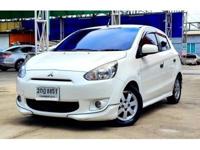 2012 Mitsubishi Mirage 1.2GLX TOP  ผ่อนเพียง 4,xxx เท่านั้น รูปที่ 2