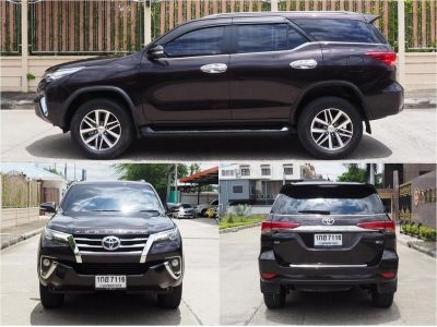 TOYOTA FORTUNER 2.4 V ปี 2017 เกียร์AUTO สภาพนางฟ้า สีPhantom Brown (สีใหม่ เปิดตัว) รูปที่ 2