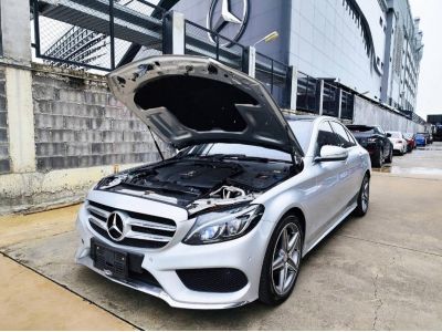 2015 BENZ C300 AMG BLUETEC HYBRID   สีเทา เกียร์ออโต้ Topสุด รูปที่ 2