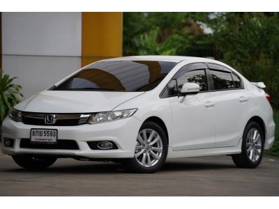 2012 HONDA CIVIC 1.8 E NAVI A/T สีขาว รูปที่ 2