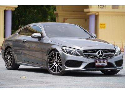 2016 BENZ C250 COUPE AMG A/T สีเทา รูปที่ 2