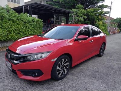 Honda Civic FC 1.8EL iVTEC ปี 2017(ปลายปีธ.ค.) สีแดง รถบ้าน มือเดียว ออกห้างป้ายแดง เจ้าของขายเอง รูปที่ 2