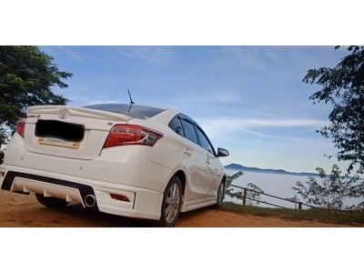 Toyota vios 1.5 ปี2014  e a/t สีขาว เกียร์ออโต้ รถบ้าน ไม่แก๊ส abs รูปที่ 2