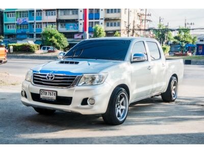 2013 Toyota Vigo 2.5J Double Cab เตี้ย ดีเซล สีเทา รูปที่ 2