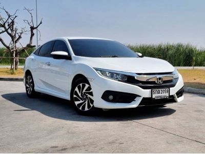 2016 HONDA CIVIC, 1.8 EL Auto สีขาว รถบ้านสวยๆ รูปที่ 2