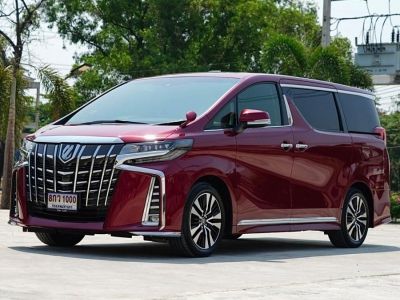 2021 TOYOTA ALPHARD 2.5 SC Package สีแดง ใหม่กริ๊บ รูปที่ 2