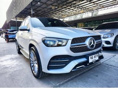 2021 BENZ GLE 300d AMG 4Matic สีเทา เกียร์ออโต้ วิ่งเพียง 42,XXX KM รูปที่ 2