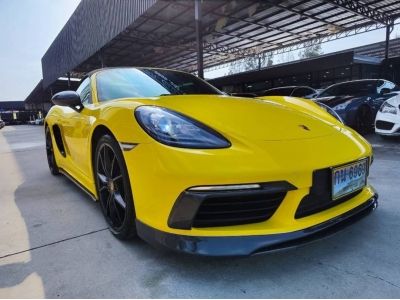 2019 PORSCHE BOXSTER 718 PDK 2.0 Turbo สีขาว WRAP เหลือง รูปที่ 2